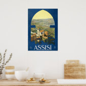 Vintages Reiseplakat für Italien Poster (Küche)