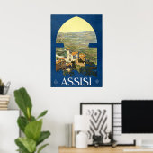 Vintages Reiseplakat für Italien Poster (Heimbüro)