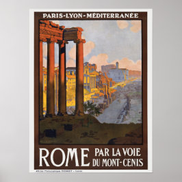 Vintages Reiseplakat für Italien Poster