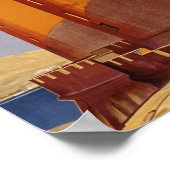 Vintages Reiseplakat für Italien Poster (Ecke)