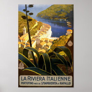 Vintages Reiseplakat für Italien Poster