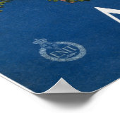 Vintages Reiseplakat für Italien Poster (Ecke)