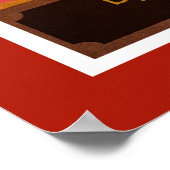 Vintages Reiseplakat für Schottland Poster (Ecke)