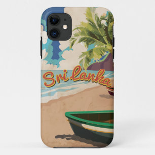 Vintages Reiseplakat für Sri Lanka Case-Mate iPhone Hülle