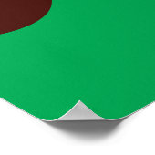 Vintages Reiseplakat im mexikanischen Stil Poster (Ecke)