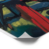 Vintages Reiseplakat Karibik Poster (Ecke)