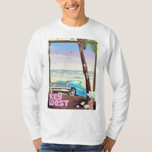 Vintages Reiseplakat Key West Florida T-Shirt