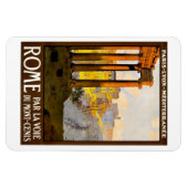 Vintages Reiseplakat Rom Italien oder Roma Italien Magnet (Horizontal)