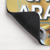 Vintages Reiseplakat Saudi-Arabien Mousepad (Ecke)