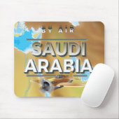 Vintages Reiseplakat Saudi-Arabien Mousepad (Mit Mouse)