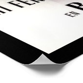 Vintages Reiseplakat von Barcelona Poster (Ecke)