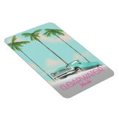 Vintages Reiseplakat von Clearwater Florida Magnet (Rechte Seite)
