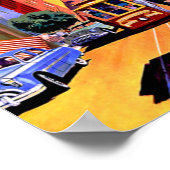 Vintages Reiseplakat von San Francisco Poster (Ecke)