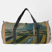 Vintages Reiseplakat Washington DC Duffle Bag (Rückseite)