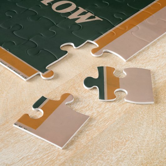 Vintages Reiseplakat Washington DC Puzzle (Seite)