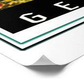 Vintages Reiseplaner für Deutschland Poster (Ecke)