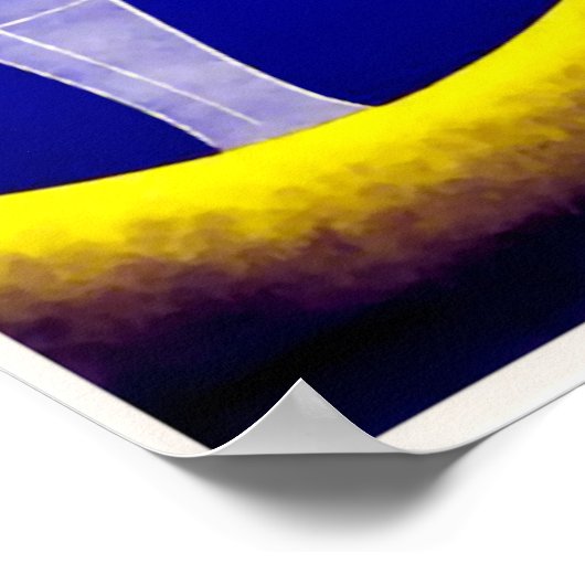 Vintages Reiseplaner für Finnland Poster (Ecke)