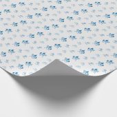 Vintages Reitmuster Geschenkpapier (Ecke)