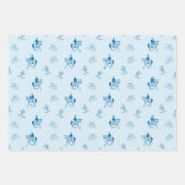 Vintages Reitmuster Geschenkpapier Set (Vorderseite 2)