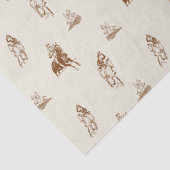 Vintages Reitmuster Seidenpapier (Detail)