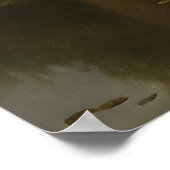 Vintages Reitpferd Poster (Ecke)