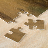 Vintages Reittier Brown Hunter Horse Painting Puzzle (Seite)