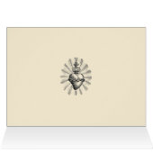 Vintages religiöses Jesus florales Elegant (Innenansicht Horizontal (Oben))