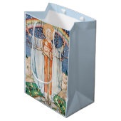 Vintages religiöses Ostern Mittlere Geschenktüte (Vorderseite Schrägansicht)