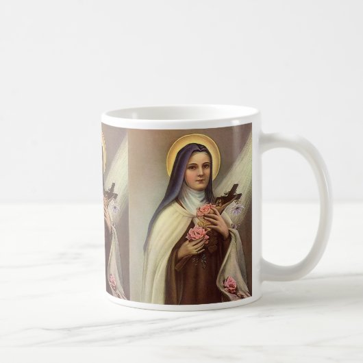 Vintages religiöses Ostern, Nu mit Kreuz Kaffeetasse (Rechts)