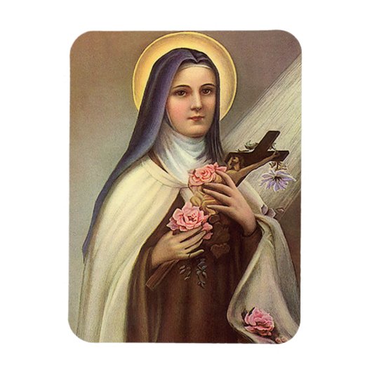 Vintages religiöses Ostern, Nu mit Kreuz Magnet (Vertikal)