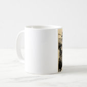 Vintages Remington Gewehr-schnelle sichere Kaffeetasse (Vorderseite Links)