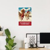 Vintages Rennen 1924 Poster (Heimbüro)