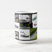 Vintages Rennen Kaffeetasse (Mittel)