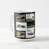 Vintages Rennen Kaffeetasse (Vorderseite Links)