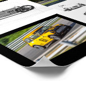 Vintages Rennen Poster (Ecke)