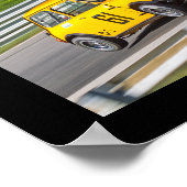 Vintages Rennen Poster (Ecke)