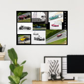 Vintages Rennen Poster (Heimbüro)