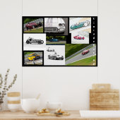 Vintages Rennen Poster (Küche)