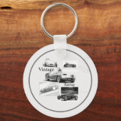 Vintages Rennen Schlüsselanhänger (Vorderseite)