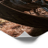 Vintages Rennrad-Poster Poster (Ecke)