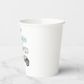 Vintages Rennwagen für vier Geschwindigkeiten Pappbecher (Links)