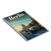 Vintages Rennwagen in Berlin Notizblock (Rechte Seite)