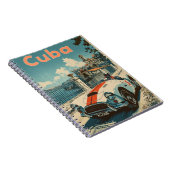 Vintages Rennwagen in Kuba Notizblock (Rechte Seite)