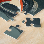 Vintages Rennwagen in San Francisco Puzzle (Seite)