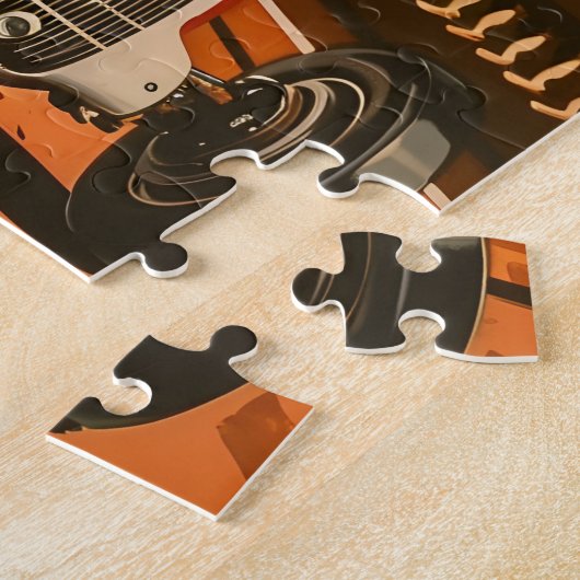 Vintages Rennwagen in San Francisco Puzzle (Seite)