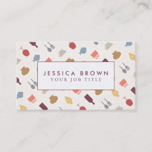 Vintages Restaurant Business Card Template! Visitenkarte
