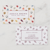 Vintages Restaurant Business Card Template! Visitenkarte (Vorne/Hinten)