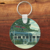 Vintages Restaurant, Retro Rhinebeck Roadside Dine Schlüsselanhänger (Vorderseite)