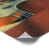 Vintages Restaurant, Retro Roadside Diner Räume Poster (Ecke)