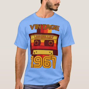 Vintages Retro 1961 Legendary Cassette Tape T-Shirt